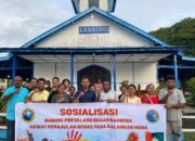 Ditresnarkoba Polda Papua Barat Sosialisasikan Bahaya Narkoba kepada Masyarakat Pulau Mansinam