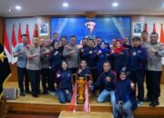 Dankorbrimob Polri Terima Kunjungan Kontingen PB. INKANAS Usai Raih Juara Umum Kejurnas Karate 2025