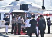 Helikopter AW 189 Polri Melaksanakan Pelayanan Penerbangan Kepresidenan untuk Presiden RI dan Presiden Perancis dengan Sukses