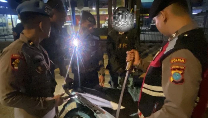 Operasi KRYD Polda Papua Barat Daya gabungan polres sorong kota Amankan 26 Motor Di Duga Hasil Curanmor
