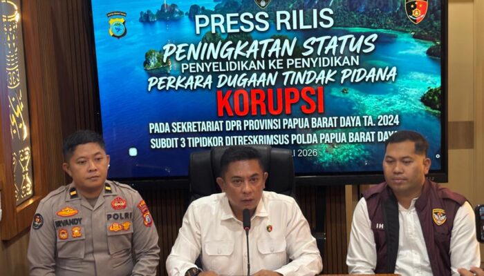 Polda Papua Barat Daya Naikkan Status Dugaan Korupsi Pengadaan Barang dan Jasa DPRP ke Tahap Penyidikan